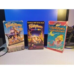 The Flintstones VHS Lot of 3 - 2 Live Action & 1 Animated